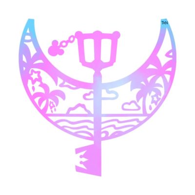 Dearly Beloved V2 Neon Throw Pillow Official Kingdom Hearts Merch