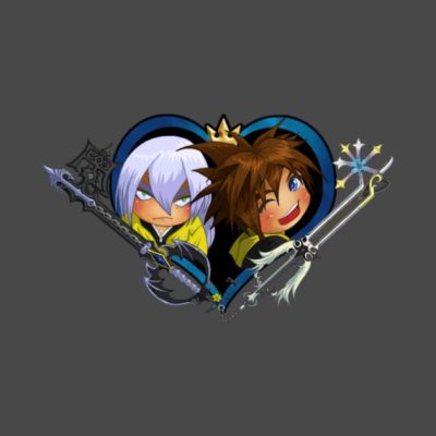 Chibi Sora X Riku Throw Pillow Official Kingdom Hearts Merch