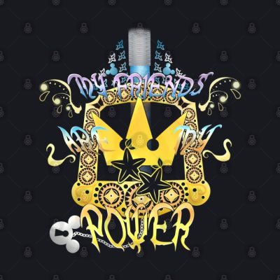 My Friends My Power Pin Official Kingdom Hearts Merch