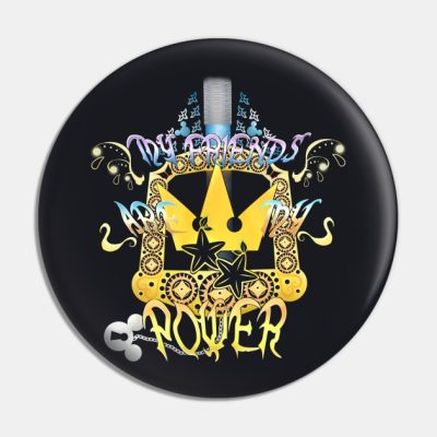 My Friends My Power Pin Official Kingdom Hearts Merch