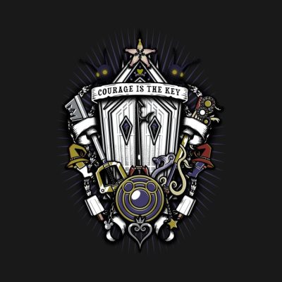 Kingdom Crest Throw Pillow Official Kingdom Hearts Merch