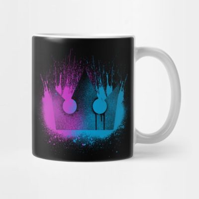 Kingdom Hearts Merch Brushed Crown Emblem Mug Official Kingdom Hearts Merch