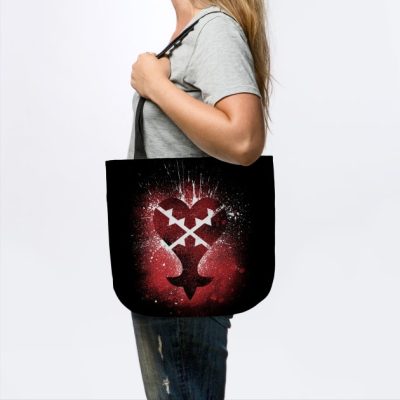 Kingdom Hearts Merch Brushed Heartless Emblem Tote Official Kingdom Hearts Merch