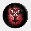 Kingdom Hearts Merch Brushed Heartless Emblem Pin Official Kingdom Hearts Merch
