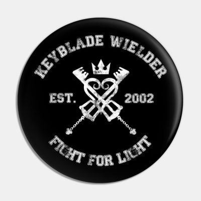 Keyblade Wielder White Pin Official Kingdom Hearts Merch