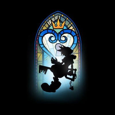 Heart Window Kingdom Hearts Merch Video Game Stained Gla Throw Pillow Official Kingdom Hearts Merch