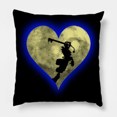 Soras Heart 2 Throw Pillow Official Kingdom Hearts Merch