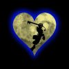 Soras Heart 2 Throw Pillow Official Kingdom Hearts Merch