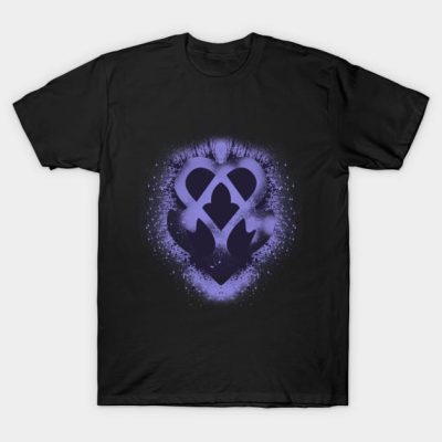 Kingdom Hearts Merch Brushed Nightmare Emblem T-Shirt Official Kingdom Hearts Merch