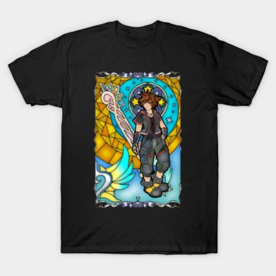 Kingdom Hearts Merch 3 Sora Stained Glass T-Shirt Official Kingdom Hearts Merch