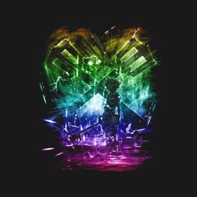 Key Storm Rainbow Version Tapestry Official Kingdom Hearts Merch