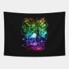 Key Storm Rainbow Version Tapestry Official Kingdom Hearts Merch