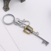 Game Kingdom Hearts Key Keychains Sora Crown Roxas Keyblade Paopu Fruit Weapon Pendants Key Chain For 2 - Kingdom Hearts Merch