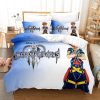 Kingdom Hearts Bedding Set Single Twin Full Queen King Size Bed Set Aldult Kid Bedroom Duvetcover 7 - Kingdom Hearts Merch
