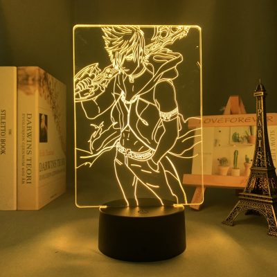 Led Light Night Kingdom Hearts Roxas for Child Bedroom Decor Lighting Birthday Gift Home Decoration Battery 1 - Kingdom Hearts Merch