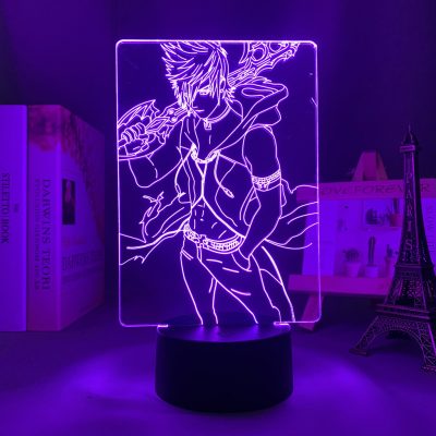 Led Light Night Kingdom Hearts Roxas for Child Bedroom Decor Lighting Birthday Gift Home Decoration Battery - Kingdom Hearts Merch