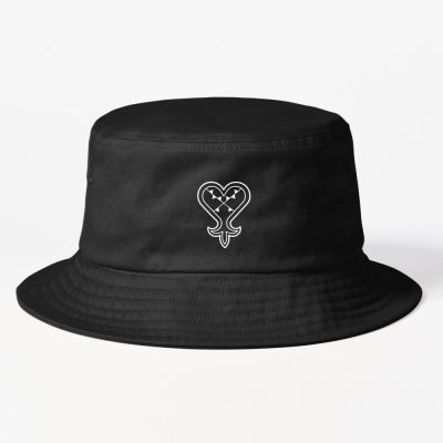Kingdom Hearts Merch Cap Heartless Emblem Bucket Hat Official Kingdom Hearts Merch