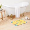 Kingdom Hearts Merch Seasalt And Paopu Pattern Bath Mat Official Kingdom Hearts Merch