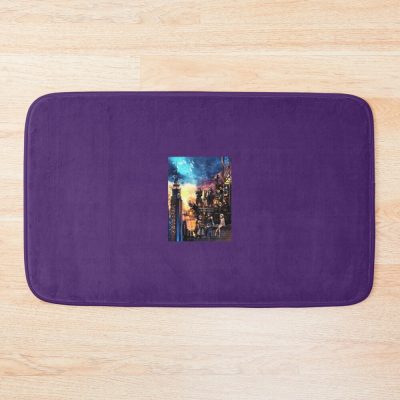 Kingdom Hearts Merch 3 Cover Graphic Bath Mat Official Kingdom Hearts Merch