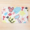 Kingdom Hearts Merch Crayon Style Drawings Bath Mat Official Kingdom Hearts Merch