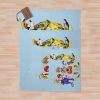 Kingdom Hearts Merch Sora Donald Goofy Riku & Kairi Throw Blanket Official Kingdom Hearts Merch