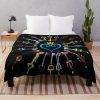 Kingdom Hearts Merch Keyblades Throw Blanket Official Kingdom Hearts Merch