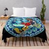 Kingdom Hearts Merch® - Sora'S Dive To The Heart Stained Glass Throw Blanket Official Kingdom Hearts Merch