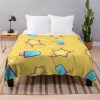 Kingdom Hearts Merch Seasalt And Paopu Pattern Throw Blanket Official Kingdom Hearts Merch