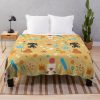 Kingdom Hearts Merch Pastel Pattern Throw Blanket Official Kingdom Hearts Merch