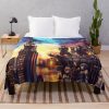 Kingdom Hearts Merch Town Throw Blanket Official Kingdom Hearts Merch