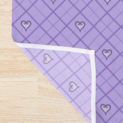 Kingdom Hearts Merch Argyle - Lavender Shower Curtain Official Kingdom Hearts Merch