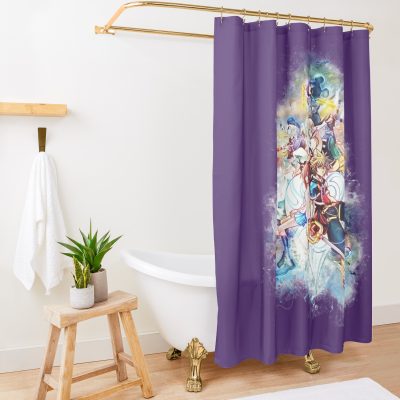Kingdom Hearts Merch Family Shower Curtain Official Kingdom Hearts Merch