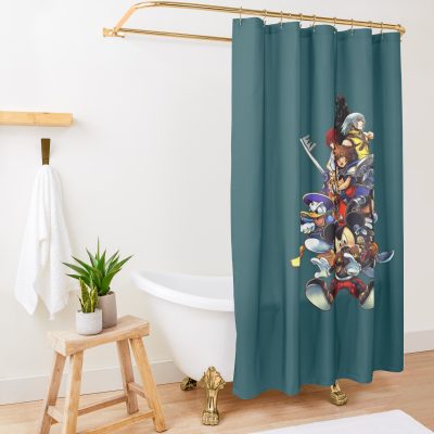 Kingdom Hearts Merch Shower Curtain Official Kingdom Hearts Merch