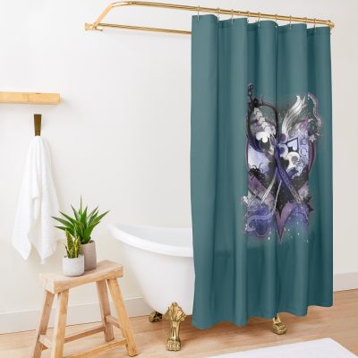 Kingdom Hearts Merch Shower Curtain Official Kingdom Hearts Merch