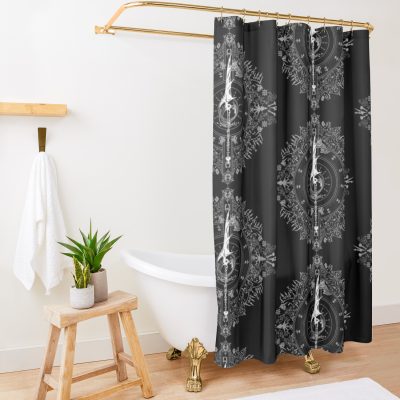 Dawn - Book 4 - Kingdom Hearts Merch - Black Shower Curtain Official Kingdom Hearts Merch