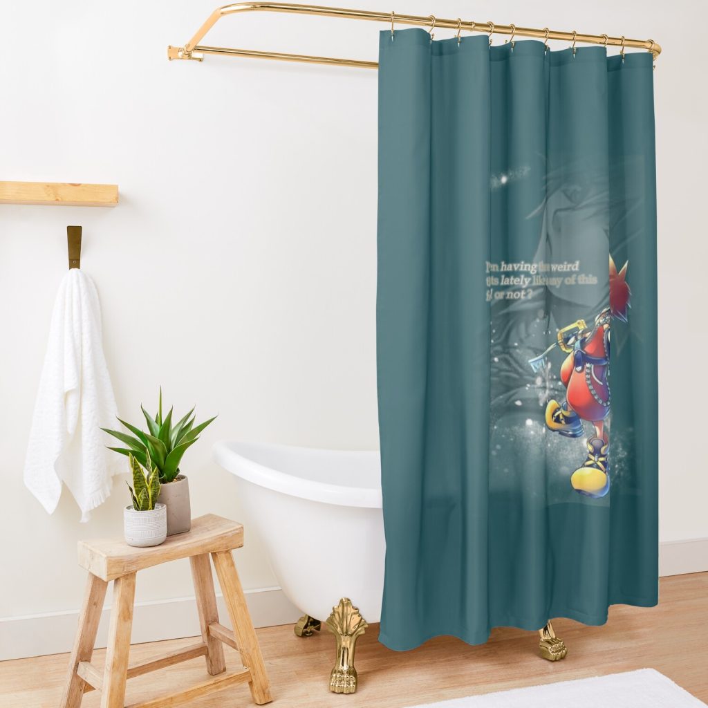 Sora - Kingdom Hearts Merch Shower Curtain Official Kingdom Hearts Merch