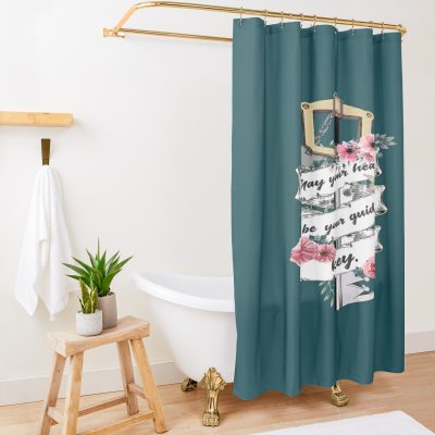 Kingdom Hearts Merch Quote Black Shower Curtain Official Kingdom Hearts Merch