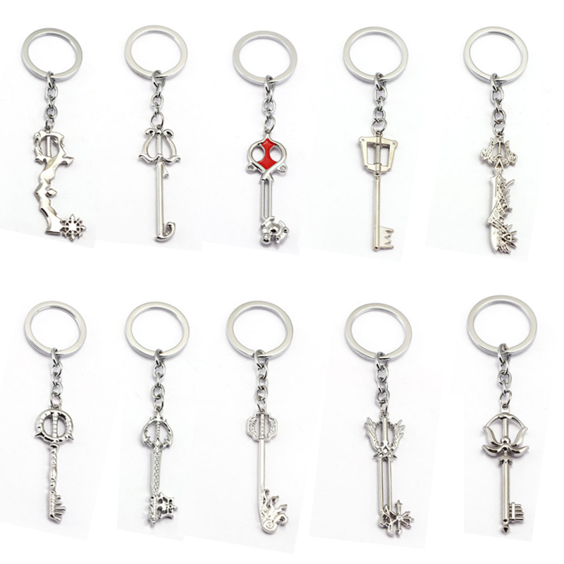 Kingdom Hearts Merch Key Chain Keyblade Metal keychain Game